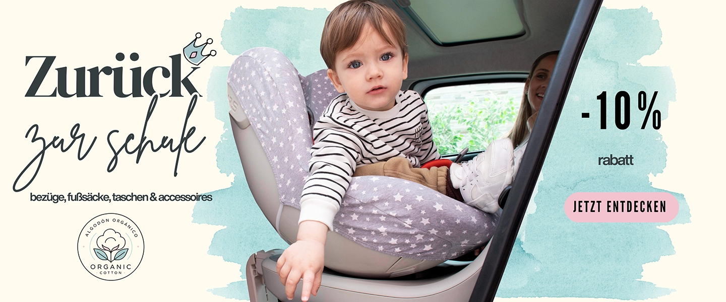 Autositzbez&uuml;ge und Kinderwagenauflagen f&uuml;r Babys